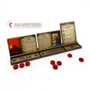 Magnetic Stand for Arkham Horror LCG - Plan, Agenda & Scenario Cards [x3 Magnetic Stands] / Unofficial